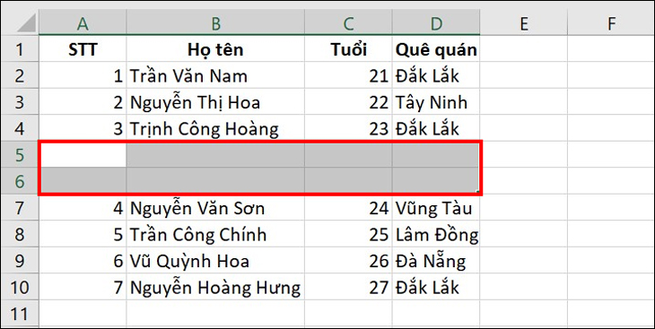 cach-them-dong-trong-excel-don-gian